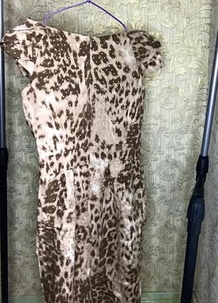 Сукня/ платье леопард2 фото
