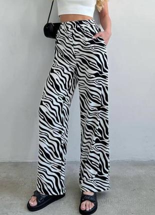 Трендові брюки зебра 🦓6 фото