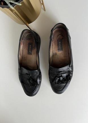 Туфлы лоферы кожаные bally2 фото