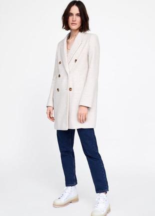 Zara элегантное весеннее пальто5 фото