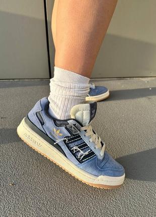 Adidas forum 84 low off white beije1 фото