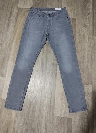 Мужские джинсы / denim co / штаны / серые джинсы slim / брюки / мужская одежда / чоловічий одяг /