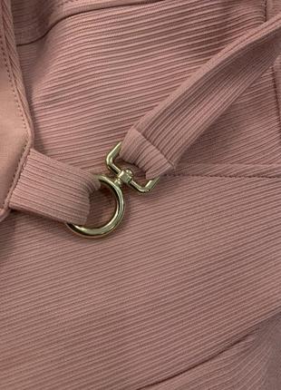 Майка блузка с баской river island 44-46 размер пудра розовый8 фото