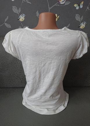 Красивая блуза футболка хлопок с рисунком р.44 /46 блузка блуза5 фото