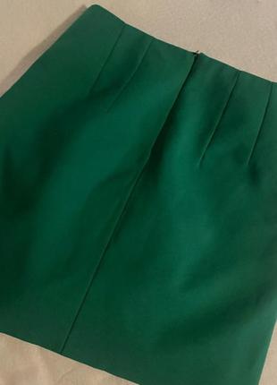 Юбка юпка спідниця мини міні зелена ххс, 32 розмір 345 фото