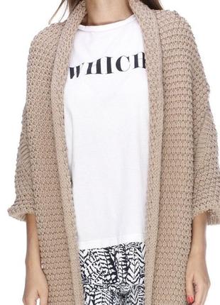 Вязаный кардиган zara knit3 фото