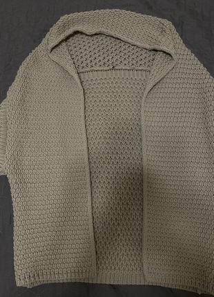 Вязаный кардиган zara knit5 фото