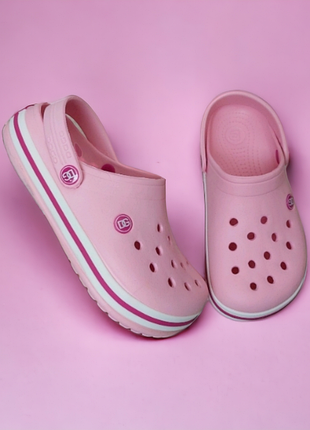 Якісні зручні крокс сабо крокси сині чорні7 фото