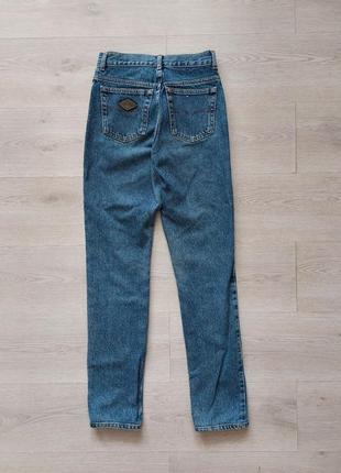 Брендовые плотные джинсы мом синие lee cooper, размер xs4 фото