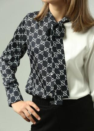 Блуза шелковая под бренд3 фото