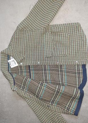 Куртка - сорочка рубашка (тепла весна - літо), типу вітровки, плотна рубашка, на дівч., нова, 13-14р, 164 ріст, zara.
