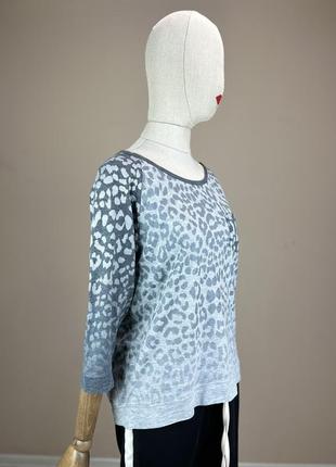 Marc cain футболка короткий рукав бавовна котон cos леопардовий тваринний принт massimo dutti кофта блуза4 фото