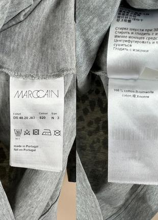 Marc cain футболка короткий рукав бавовна котон cos леопардовий тваринний принт massimo dutti кофта блуза10 фото