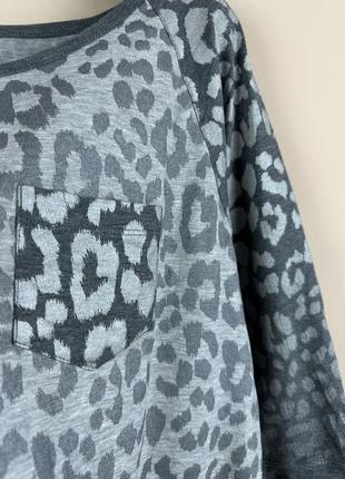 Marc cain футболка короткий рукав бавовна котон cos леопардовий тваринний принт massimo dutti кофта блуза9 фото