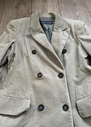 Вельветовий пальто піджак двуборний marc o polo2 фото