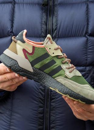 Кросівки adidas nite jogger boost  core2 фото