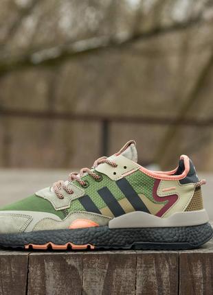 Кросівки adidas nite jogger boost  core8 фото