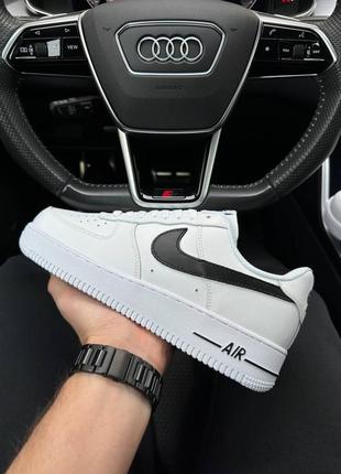 Мужские кроссовки nike air force 1 low white black 41-42-43-44-45