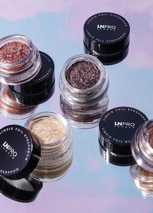 Ln pro liquid foil eyeshadow кремоаі тіні