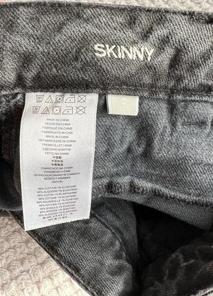 Сірі джинси скінні xxs/xs skinny michael kors4 фото