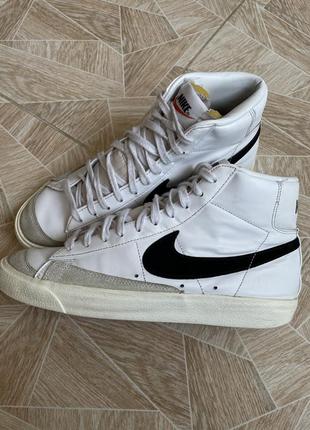 Кеды nike blazer mid 77 vintage white sb supreme dunk