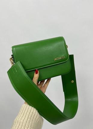 Жіноча сумка 👜 jacquemus le carinu green3 фото