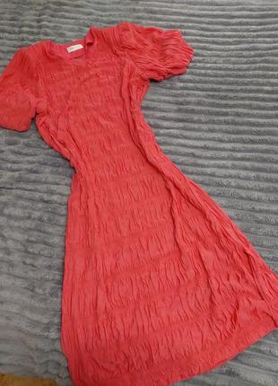 Рожеве плаття в підлогу,розмір м-л