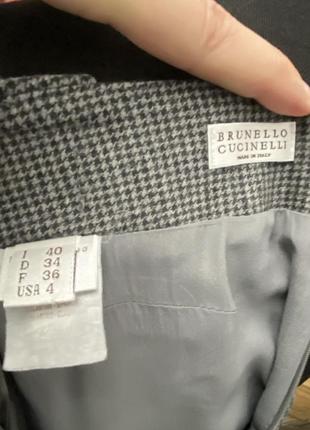 Шерстяная юбка brunello cucinelli4 фото