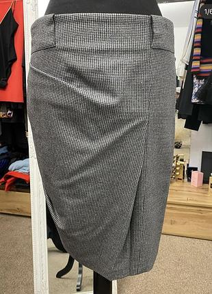 Шерстяная юбка brunello cucinelli