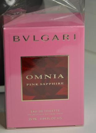 Bvlgari omnia pink sapphire, 25 мл, туалетна вода9 фото