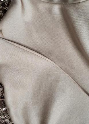 Вечірня сукня плаття випускне золоте у пайєтки паєтки4 фото