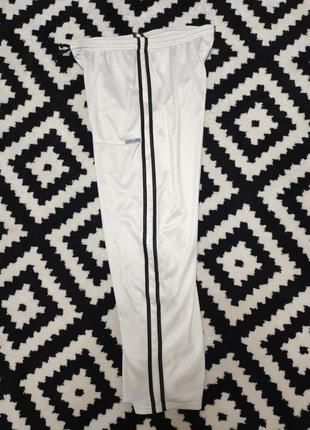 Брюки штани чоловічі спортивні білі прямі широкі, розмір l5 фото