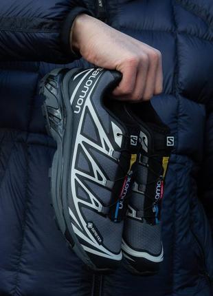 Кросівки salomon xt-6 gore-tex grey black