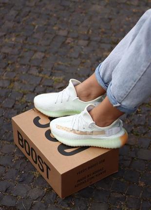 Кросівки yeezy boost 350 v2 “hyperspace mint“ кроссовки2 фото