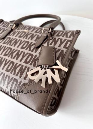 Женская брендовая сумочка dkny perri box satchel сумка кроссбоди тоут тоте оригинал дкну на подарок жене подарок девушке7 фото
