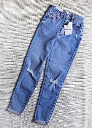 Нові світлі джинси, скінни, розмір 401 фото