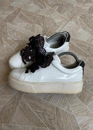 Кроссовки kenzo eye platform varnish shoes