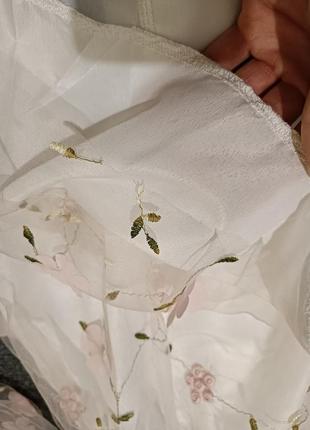 Сукня святкова з квітами4 фото