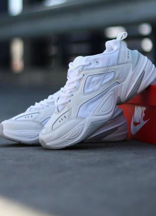 Косівки nike m2k tekno white кроссовки