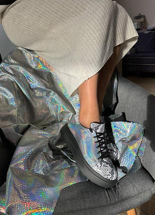 Жіночі ексклюзивні кеди із натуральної шкіри нова колекція 2024