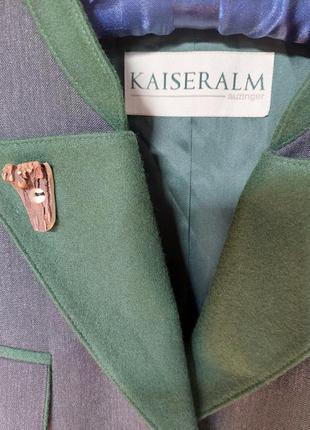 Женский винтажный пиджак австрийского бренда kaiseralm ausinger.3 фото