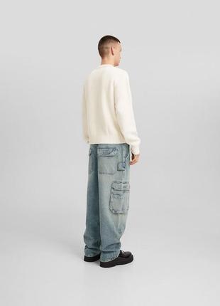 Джинси карго baggy jeans cargo bershka3 фото