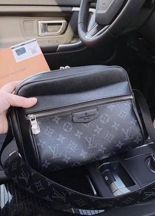 Чоловіча сумка louis vuitton преміум якість