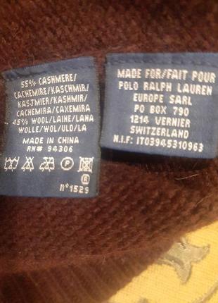 Гольф ralph lauren кашемір , шерсть3 фото