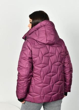 Зимова куртка з капюшоном на синтепоні 48-58 розмірів. 177433110 фото