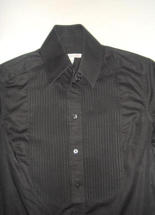 Черная рубашка с запонками karl  lagerfeld for h&m2 фото
