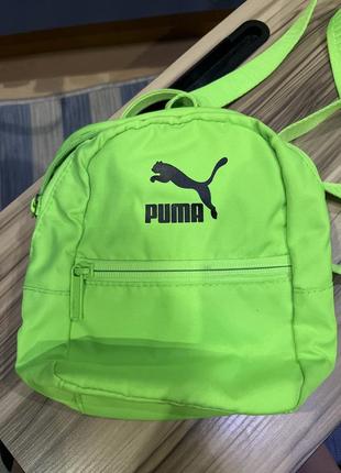 Рюкзак puma зелений neon2 фото