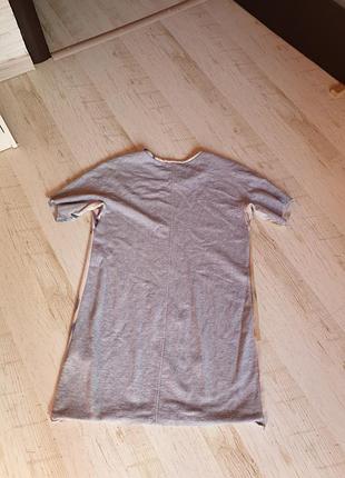 Оригинальное комбинированое платье zara 6