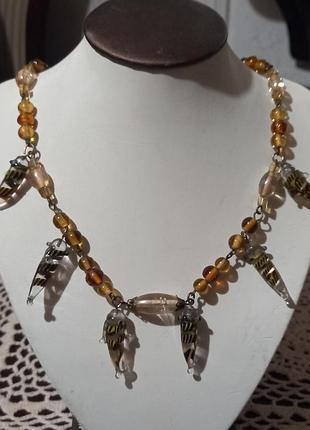 Намисто,скло,вінтаж