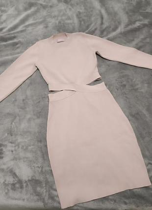 Сукня пудровий колір3 фото